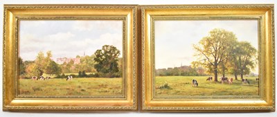 Lot 206 - JOHN GREENWELL; a pair of oils on canvas,...