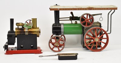 Lot 448 - Two Mamod steam engines, with boxes.