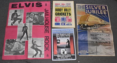 Lot 473 - A quantity of rock and pop related posters, to...