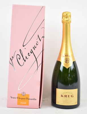 Lot 315 - CHAMPAGNE; a single bottle of Krug à Reims,...