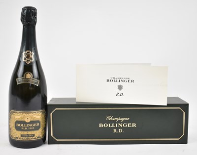 Lot 311 - CHAMPAGNE; a single bottle of Bollinger R.D....