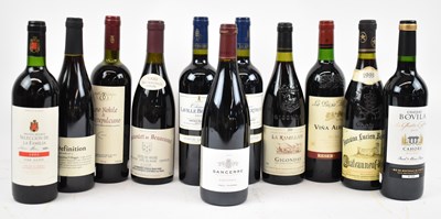 Lot 323 - RED WINE; eleven bottles, to include two...