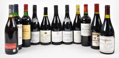 Lot 324 - RED WINE; eleven bottles, to include two...