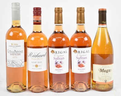 Lot 326 - ROSÉ WINE; five bottles, to include two...