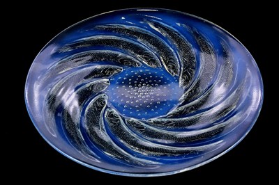 Lot 242 - RENE LALIQUE; an opalescent and clear glass...