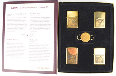 Lot 189 - ZIPPO; a Remembrance WWII limited edition...