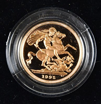 Lot 3125 - ROYAL MINT; The 1995 Gold Proof Sovereign,...