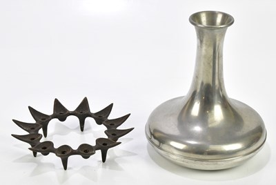 Lot 315 - DANSK; a twelve branch candle holder, diameter...