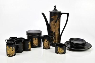 Lot 227 - JOHN CUFFLEY FOR PORTMEIRION; a coffee service...