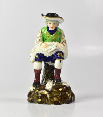 Lot 366 - A c.1840 Staffordshire porcelain figure of a...