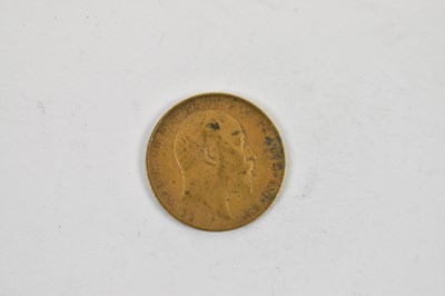 Lot 840 - An Edward VII 1916 half sovereign.