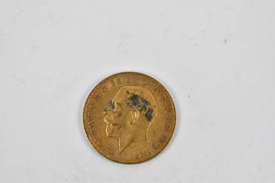 Lot 842 - A George V 1911 half sovereign.