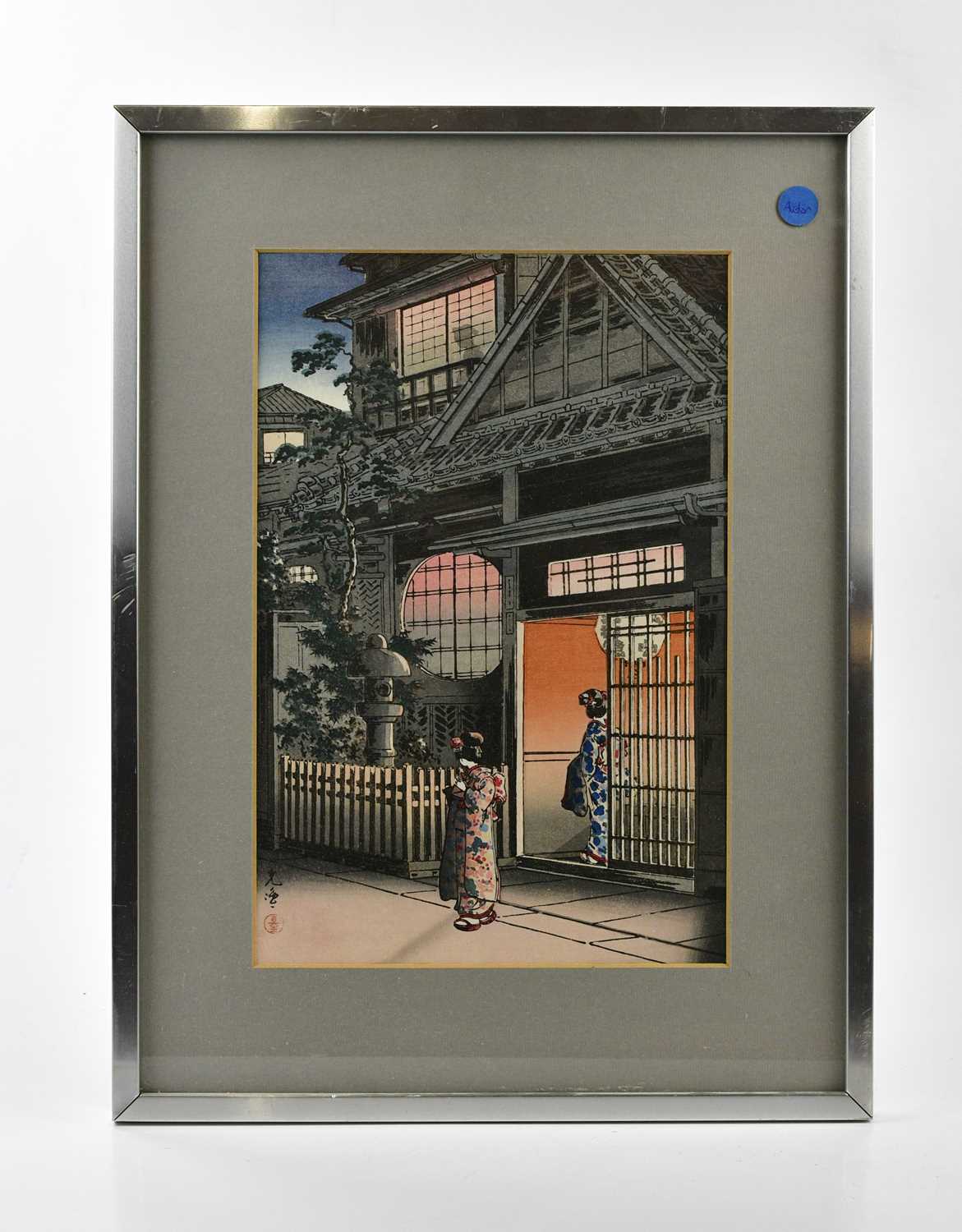 Lot 1168 - AFTER TSUCHIYA KOITSU; a Japanese wood block...