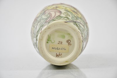 Lot 108 - RACHEL BISHOP FOR MOORCROFT; a ceramic vase of...