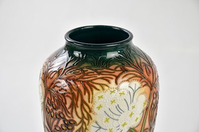 Lot 73 - RACHEL BISHOP FOR MOORCROFT; a tall trial vase...