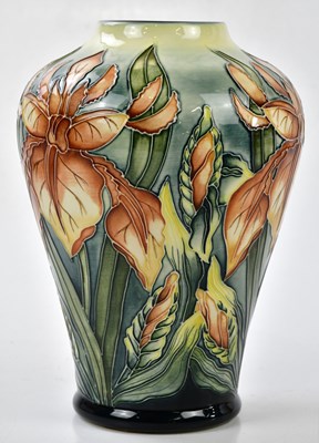 Lot 106 - DEBBIE HANCOCK FOR MOORCROFT; a trial vase...