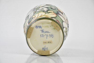 Lot 94 - MOORCROFT; a large vase of shouldered form...