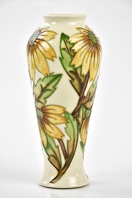 Lot 133 - MOORCROFT; an inverted baluster form vase,...