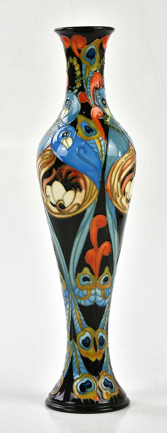 Lot 96 - MOORCROFT; a large limited edition vase in the...