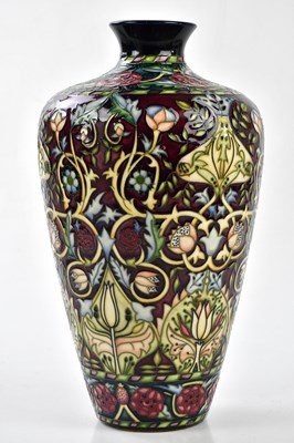 Lot 75 - RACHEL BISHOP FOR MOORCROFT; a large vase with...