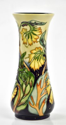 Lot 114 - PHILLIP GIBSON FOR MOORCROFT; a waisted vase...