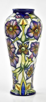 Lot 142 - SHIRLEY HAYES FOR MOORCROFT; a vase, decorated...