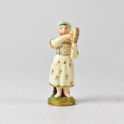 Lot 542 - A 19th century English porcelain model of a...