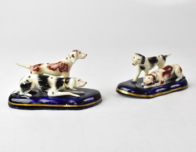 Lot 379 - A pair of 19th century Staffordshire models of...