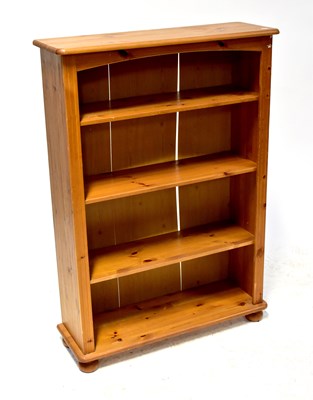 Lot 47 - A contemporary pine open bookcase