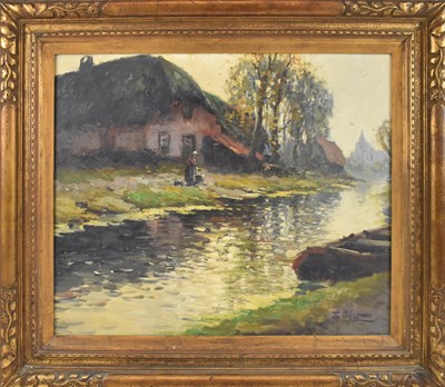 Lot 209 - T VON HIENEMAN; a 19th century oil on canvas, '...