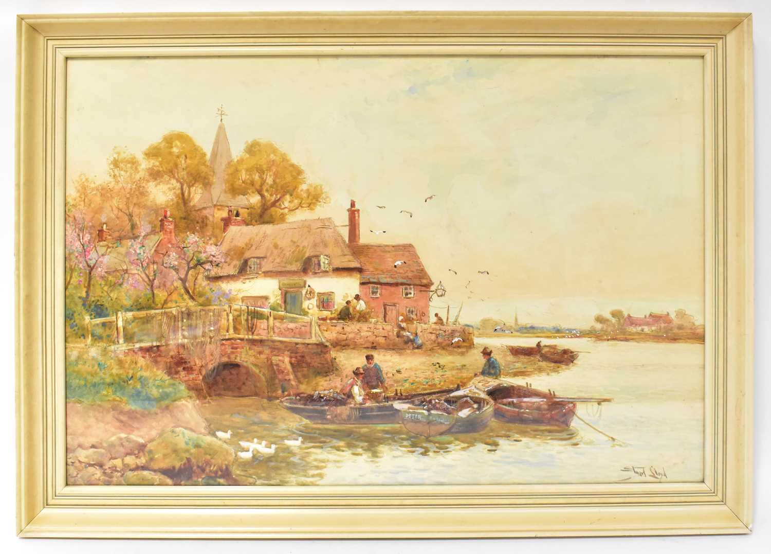 Lot 548 - WALKER STUART LLOYD (1875-1929); watercolour,...