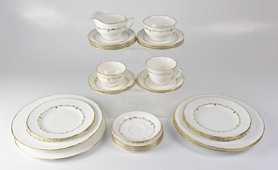 Lot 262 - ROYAL WORCESTER; a 'Gold Chantilly' part...