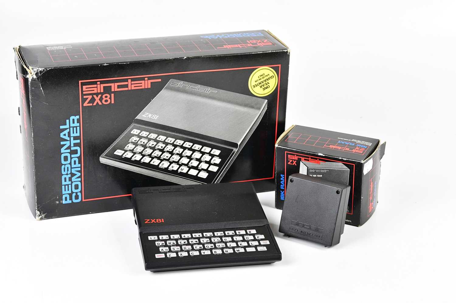 Lot 4421 - SINCLAIR; a ZX81 personal computer, toghether...