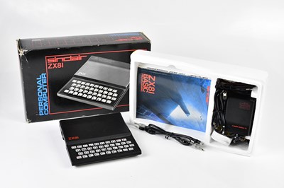 Lot 4421 - SINCLAIR; a ZX81 personal computer, toghether...