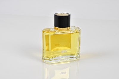 Lot 967 - JOY DE JEAN PATOU; a large black glass perfume...