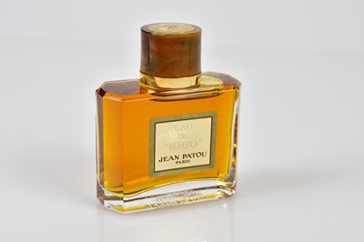 Lot 967 - JOY DE JEAN PATOU; a large black glass perfume...