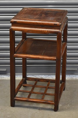 Lot 67 - A 19th century Chinese rosewood side...