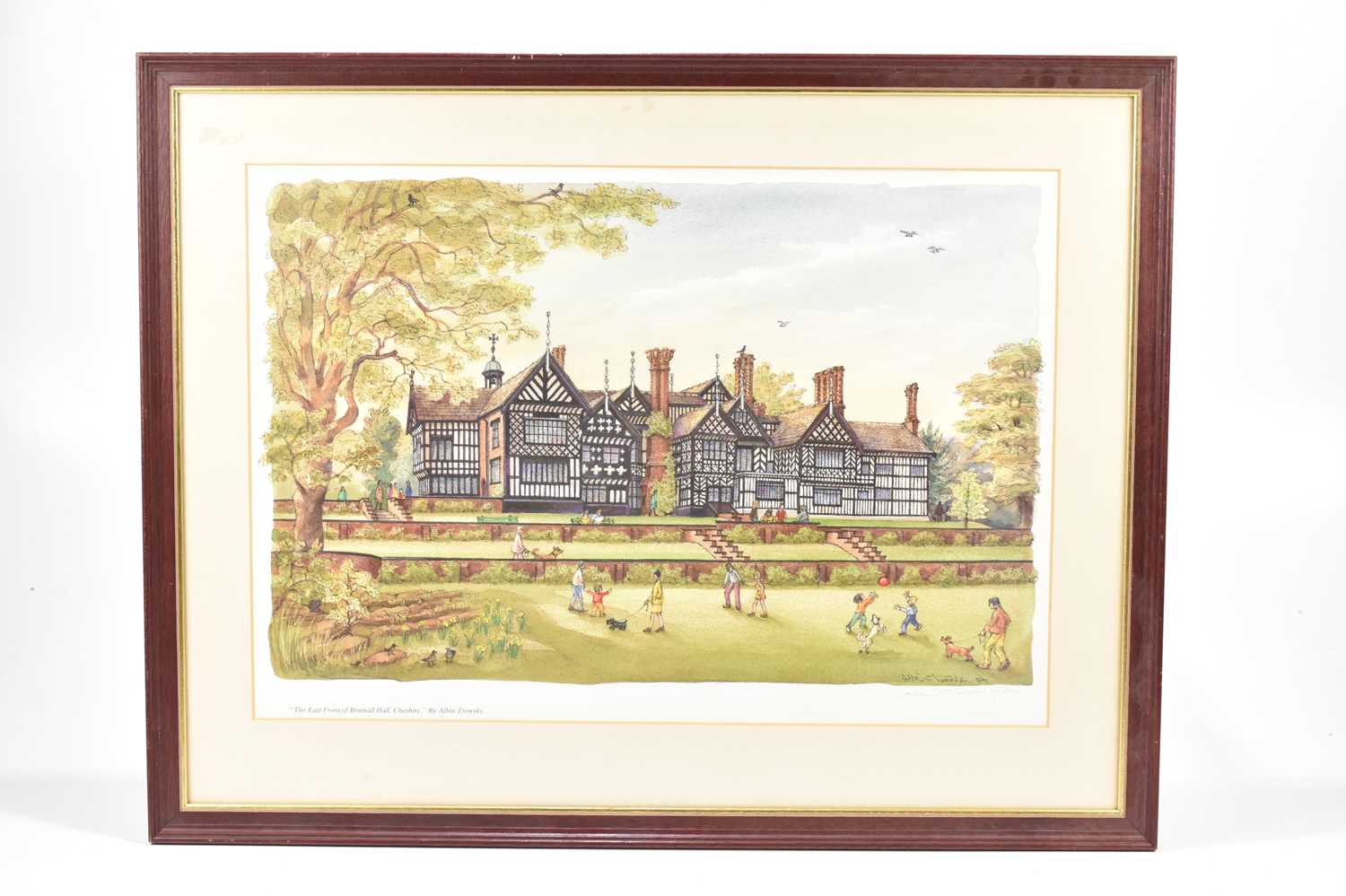Lot 1552 - ALBIN TROWSKI; a signed limited edition print,...