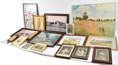 Lot 306 - A quantity of assorted pictures and prints...