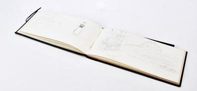 Lot 486 - A late 19th century artist's sketchbook...