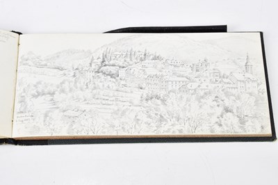 Lot 486 - A late 19th century artist's sketchbook...