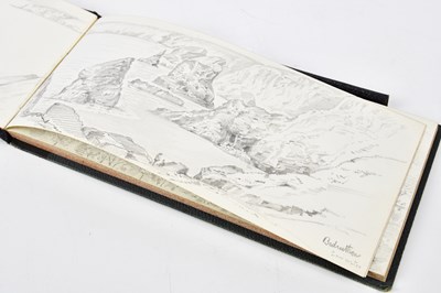 Lot 486 - A late 19th century artist's sketchbook...