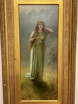 Lot 297 - JANE MARIA BOWKETT (1837-1891); oil on canvas,...