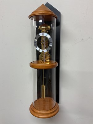 Lot 506 - HERMLE; an unusual contemporary wall clock...