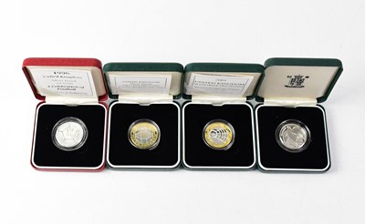 Lot 955 - Eight cased United Kingdom silver proof £2...