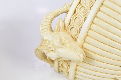 Lot 1606 - A pair of decorative plaster wall light shades...