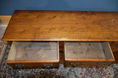 Lot 6720 - A reproduction Titchmarsh & Goodwin style oak...