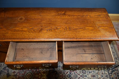 Lot 6720 - A reproduction Titchmarsh & Goodwin style oak...