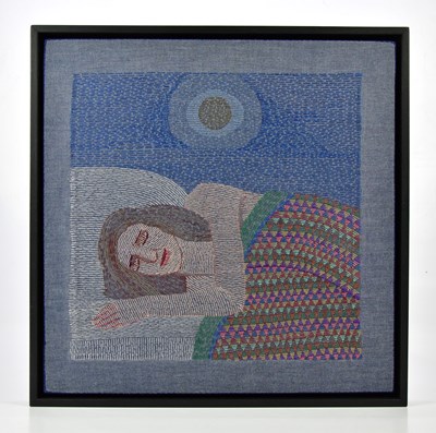 Lot 331 - AUDREY WALKER (1928-2020); a stitched textile '...