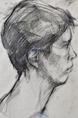 Lot 332 - AUDREY WALKER (1928-2020) graphite 'Profile,...